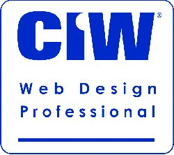 ciw web design professional logo